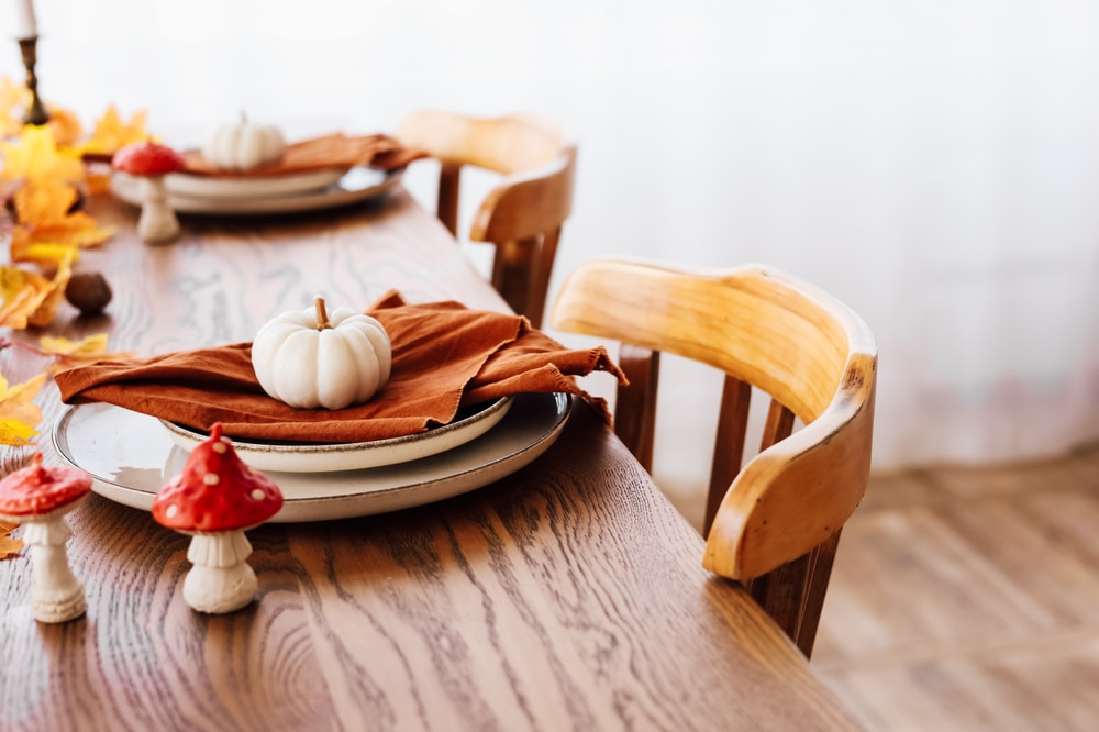 How can you decorate for fall without changing the whole room
